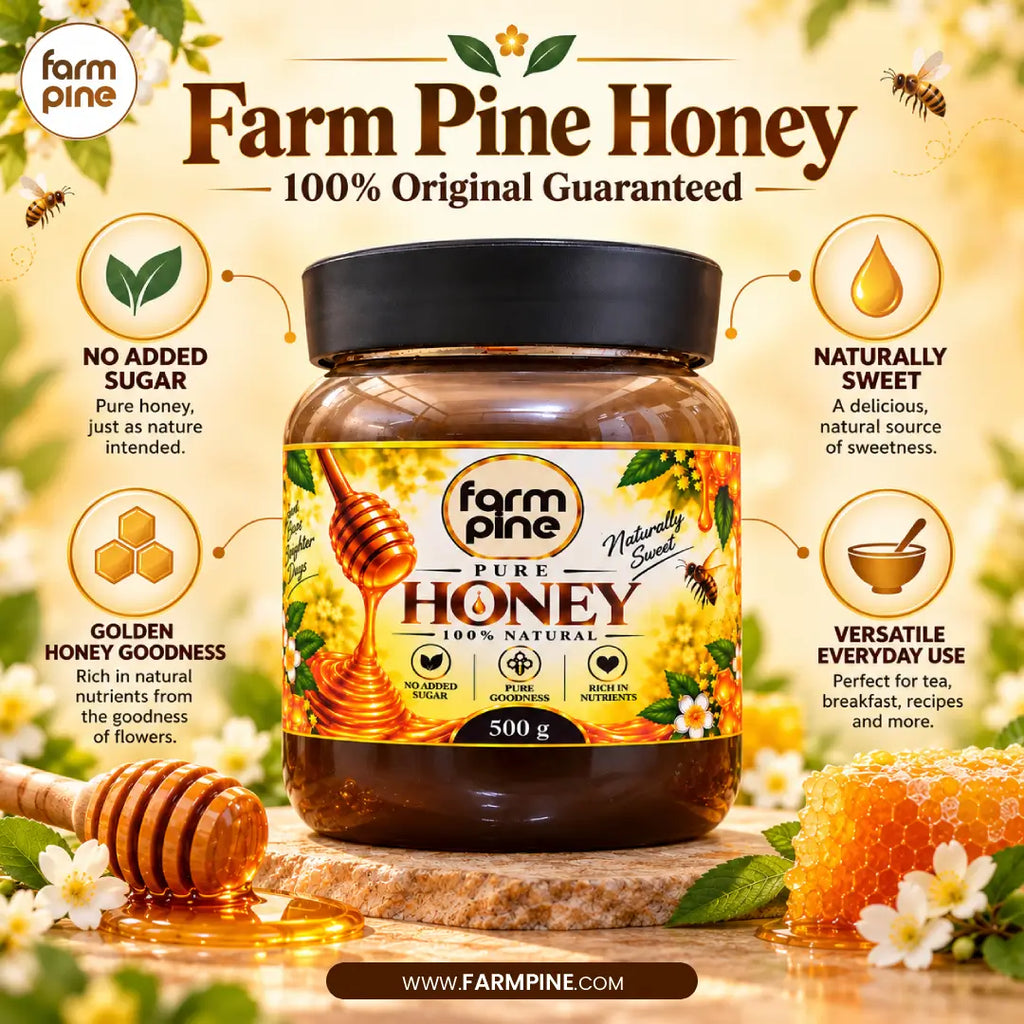 Honey - Raw, Unfiltered, Never Heated | 100% Original Guaranteed