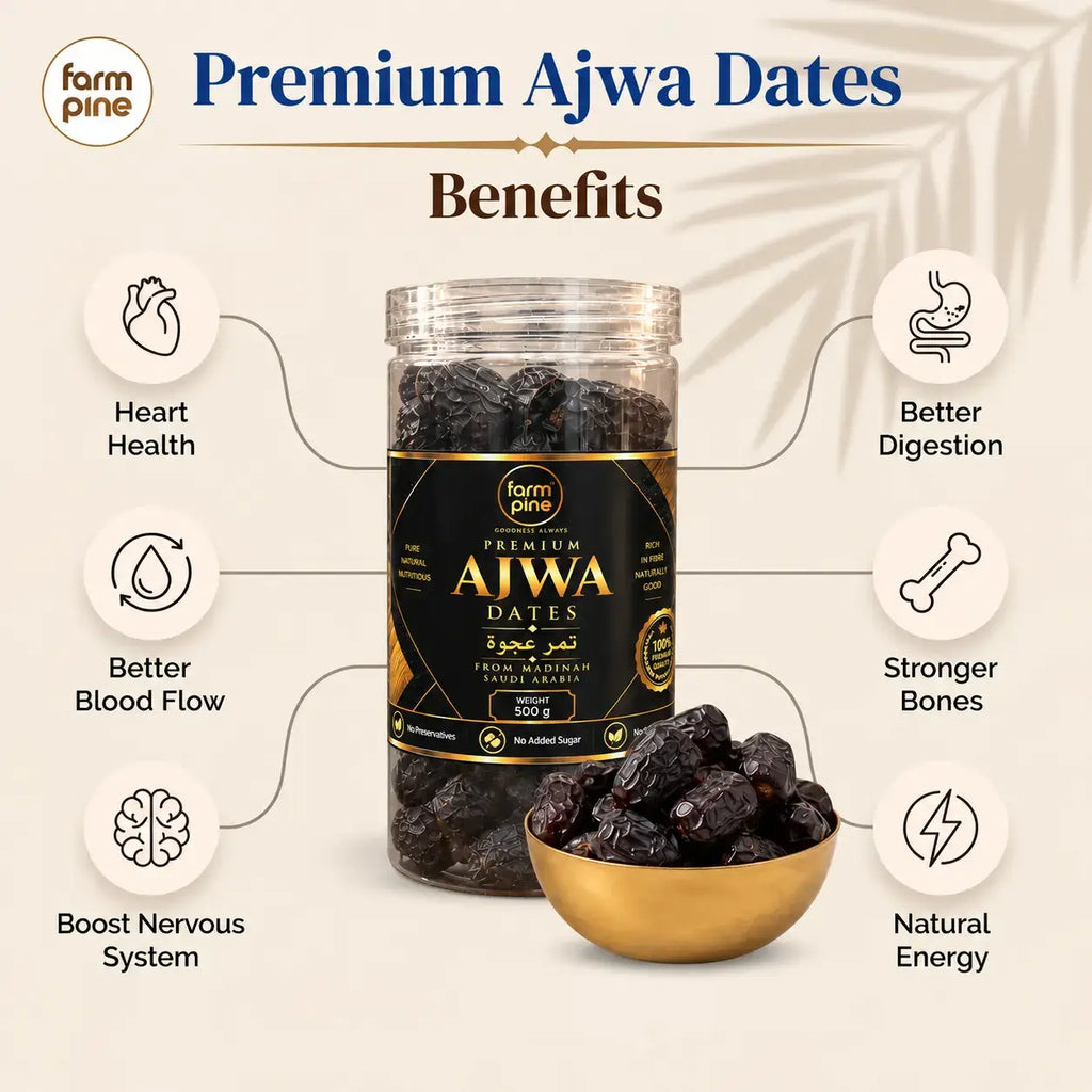 Premium Ajwa Dates/Khajoor (SAUDI IMPORTED)